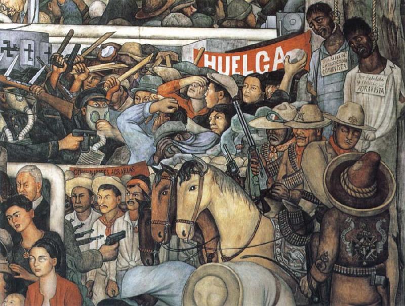 Diego Rivera Today and Future of Mexico china oil painting image